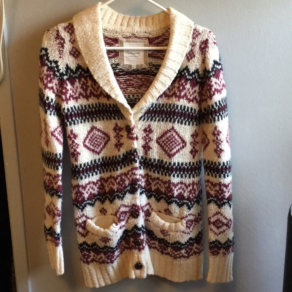 Knit cardigan